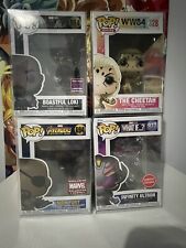 Funko Pop Set Of 4 With Pop Protectors 🔥🔥  picture