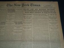 1919 JANUARY 23 NEW YORK TIMES - RUSSIAN FACTIONS TO CONFERENCE- NT 7517 picture