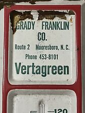 Grady Franklin Co Thermometer Vertagreen Mooresboro, NC picture