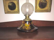 Antique Weller Louwelsa Oil Royal Lamp Footed Pottery Art Base Converted ORIGINA picture