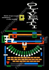 Olivetti typewriter modern 1960s graphic design NEW POSTER 18 x 24 picture