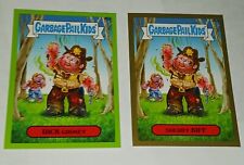 Rick Grimes Walking Dead Spoof GOLD SP And GREEN Garbage Pail Kids RARE picture