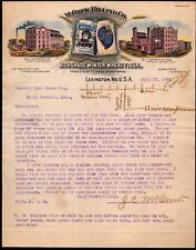 1899 Lexington Mo - McGrew Milling Co - Wheat Flour Color Rare Letter Head Bill picture