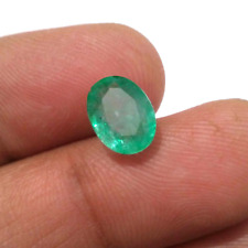 Wonderful Zambian Emerald Oval 3.45 Crt Fantastic Green Faceted Loose Gemstone picture