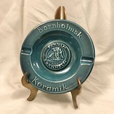 Vintage Bornholm/Soholm Keramik Commorative Ocean Blue Viking 6