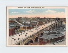 Postcard Superior High Level Bridge Cleveland Ohio USA picture
