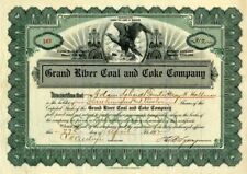 Grand River Coal and Coke Co. - Stock Certificate - Mining Stocks picture