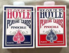 Vintage 1980’s ~ “Hoyle Pinochle Playing Cards” ~ 2 Factory Sealed Decks ~ picture