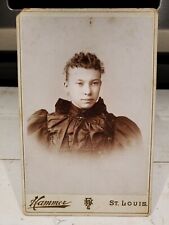 Antique Photo African-American Caucasian Mixed Race Young Woman St. Louis picture