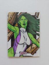 2014 Marvel Dangerous Divas  2  Sketch - She-Hulk picture