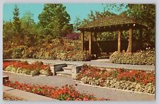 Sunken Gardens Kingwood Center Mansfield Ohio Nature Flowers Wood Shingle Gazebo picture