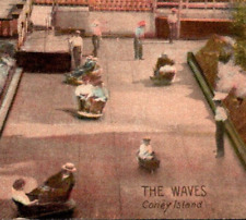 Coney Island Postcard Witching Waves Amusement Park Ride 1912 TC picture
