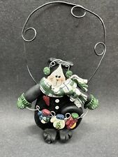 Gail West Cat with Mittens Hanging Christmas Ornament picture