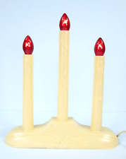 VTG 1989 NOMA CANDOLIER CANDELABRA WINDOW CANDLE LIGHTS CHRISTMAS HOLIDAY DECOR picture