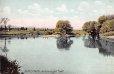 View on the Androscoggin River, Bethel, Maine - Very Old Postcard picture