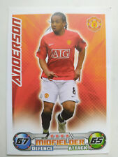 Match Attax Topps Trading Card Premier League 2008 / 2009 Anderson picture