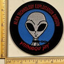RARE - BLACK OPS MILITARY PATCH - ALIEN TECHNOLOGY EXPLOITATION DIVISION picture