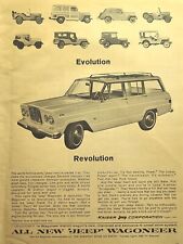 '64 Jeep Wagoneer Evolution Revolution Toledo OH Vintage Print Ad 1964 picture