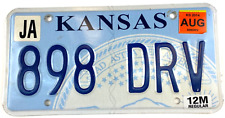 Kansas 2014 License Plate Vintage License Plate Cowley County Decor Collectors picture