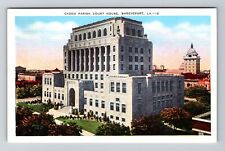 Shreveport LA-Louisiana, Caddo Parish Court House, Vintage Postcard picture