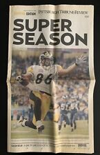 2006 Pittsburgh Tribune-Review Pittsburgh Steelers NFL Super Bowl XL Newspaper picture