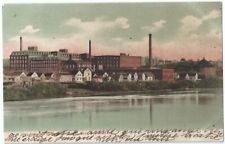 Lewiston Me View from Sox Bridge Looking South East 1906 Antique Postcard Maine  picture