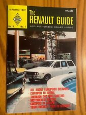 The Renault Guide Vol. 6 No. 1 - 1st Quarter 1972 - Nice Condition - Rare in USA picture