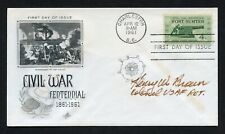 Henry W. Brown signed autograph auto First Day Cover WWII Ace USAAF picture