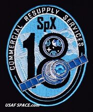 Authentic SPX-18 - SPACEX CRS-18 NASA COMMERCIAL ISS RESUPPLY A-B Emblem PATCH picture