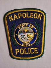 OHIO OH NAPOLEON POLICE SHOULDER PATCH - NEW picture