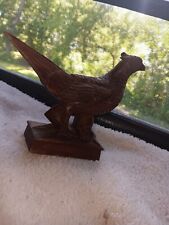 Vintage Hand Carved Pheasant  Very Detailed picture