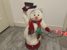Gemmy Spinning Snowflake Snowman Animated Singing Snow Miser USED picture