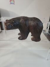 Vintage Hand carved wooden bear 5