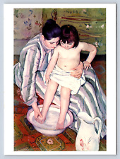 Vintage Postcard Mary Cassatt The Bath Chicago Art Institute picture