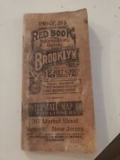 1924 The Red Book Brooklyn NY Street Guide - Trolly Information Guide -  No Map picture