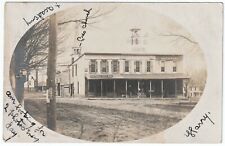 RARE Real Photo Postcard State Bank Store - Prattsburgh NY 1907 RPPC Steuben Cty picture