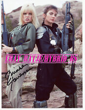 BRINKE STEVENS AUTOGRAPHED COLOR PHOTOGRAPH FROM HYBRID 113 WITH J.J. NORTH picture