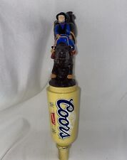 New Figural Rodeo Bucking Bronco Rider Coors Banquet Tap Handle Beer Bar Pub picture