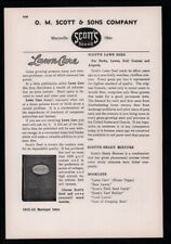 1942 O.M. Scott & Sons  Scotts Lawn seed Marysville OH Vintage print ad picture