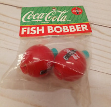 Coca Cola Coke Advertising, Fishing Bobbers New Old Stock Vintage 1996 picture