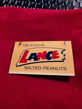 Vintage Lance Salted Peanuts Display Rack Sign picture