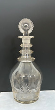 Antique c.1830 Pittsburgh Decanter Bullseye Stopper, Bakewell / Pear?? picture