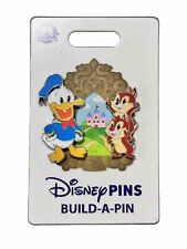 2024 Disney Parks Build A Pin 2 Pin Set Donald Duck With Chip & Dale New picture