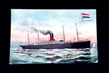 1907 Postcard - Tuck & Sons Ocean Liner Ship Series ATLANTIC TRANSPORT r11 picture