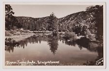 Wrightwood - Upper Twin Lake -  RPPC postcard picture