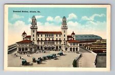 Atlanta GA-Georgia, Terminal Station, Antique, Vintage Souvenir Postcard picture