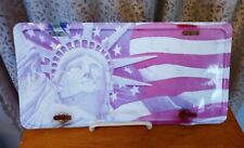 VTG 2004 Statue of Liberty Vanity License Plate Metal Patriot Car Sign Tag picture