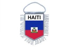 Mini banner flag pennant window mirror cars country banner haiti picture