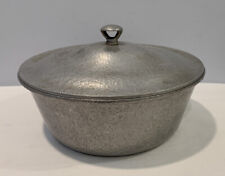 Rare VTG Club Aluminum Ware Covered Serving Bowl Cooking/Serving Hammered Finish picture