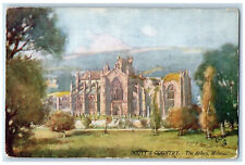 c1910 The Abbey Melrose Roxburghshire Scott's Country Oilette Tuck Art Postcard picture